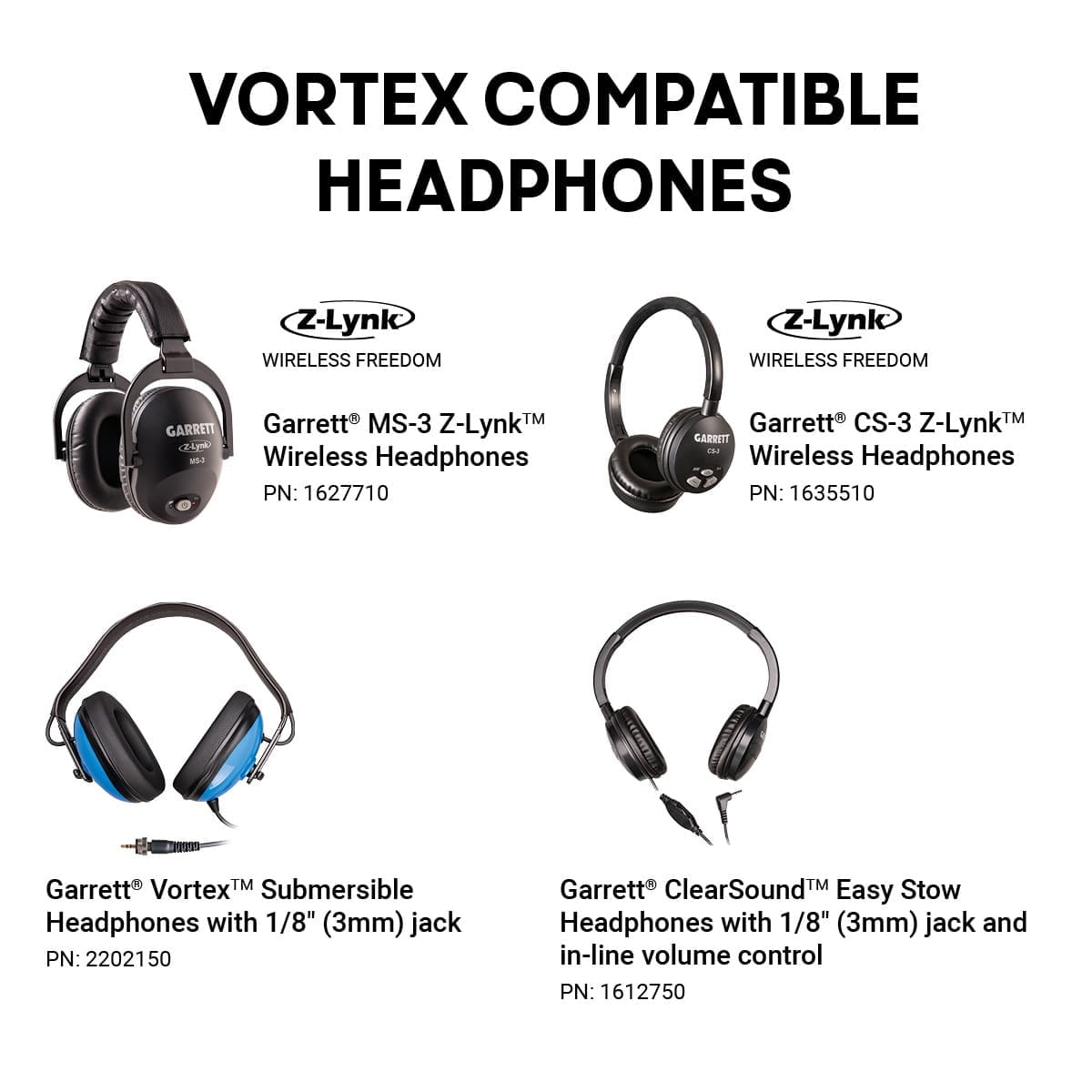 Bartın Garrett Vortex VX9 Dedektör - Z-Lynk uyumu, hedef sesinin gecikmesiz ve daha kontrollü takip edilmesini sağlar.