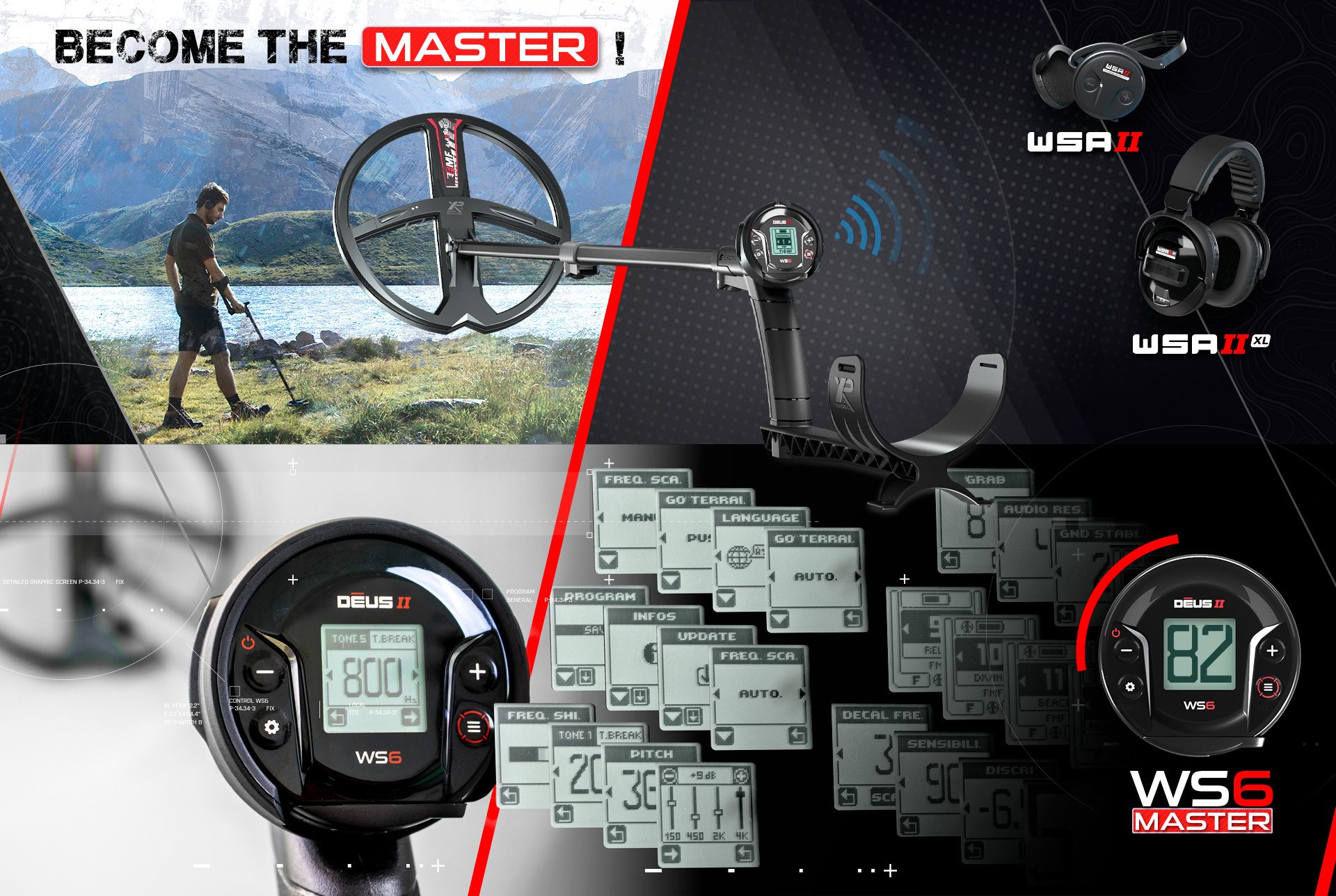 Bartın XP Deus II WS6 MASTER - XP WS6 MASTER Deus 2 saha ve su kullanımı